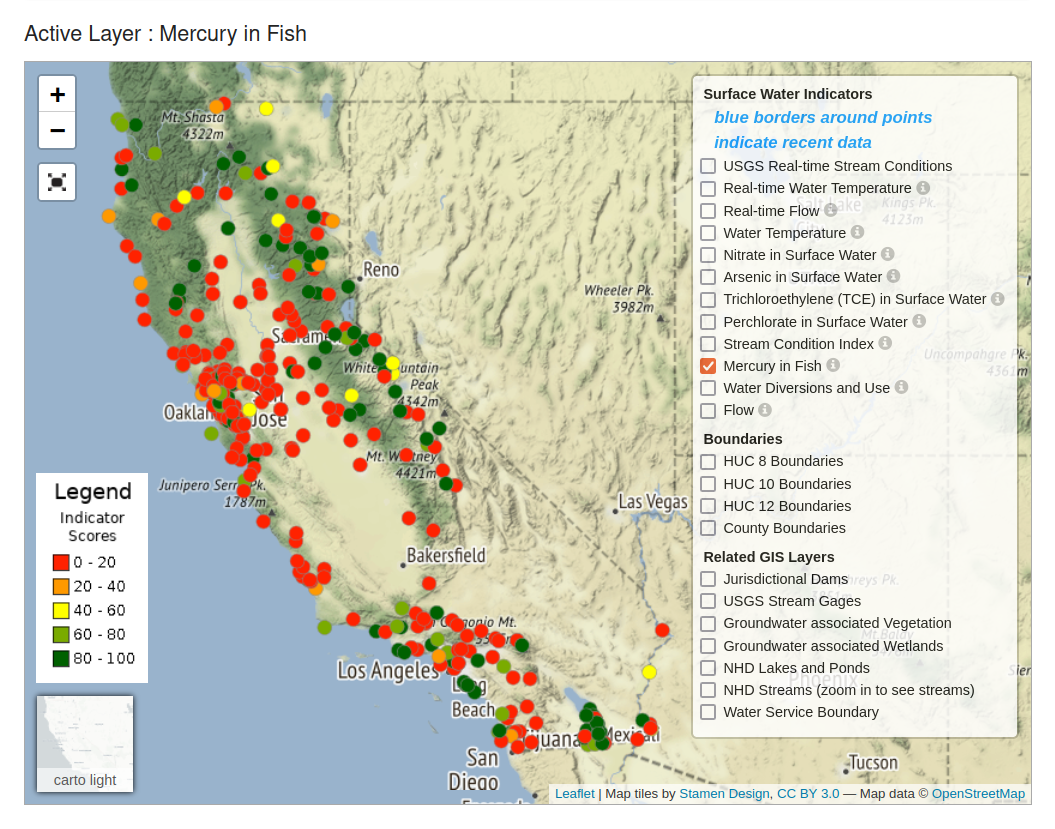 Mercury in fish